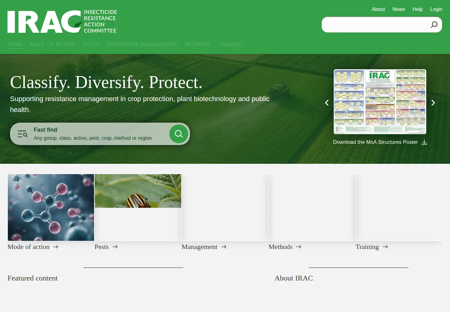 Screenshot of irac-online.org