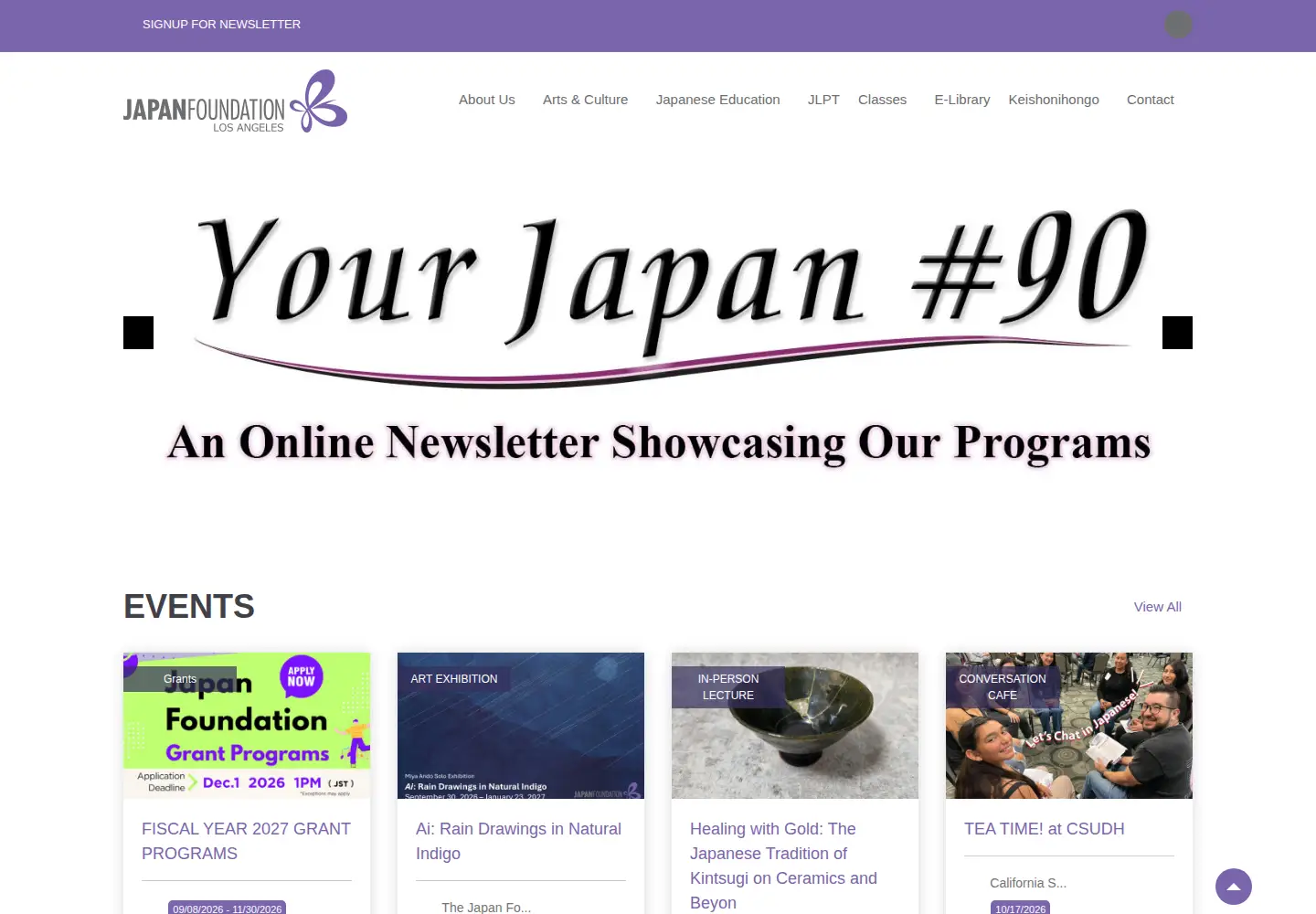 Screenshot of jflalc.org