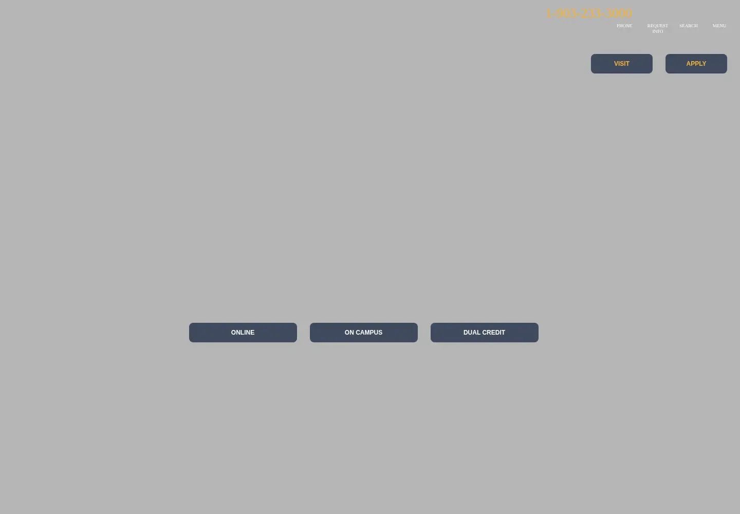 Screenshot of letu.edu