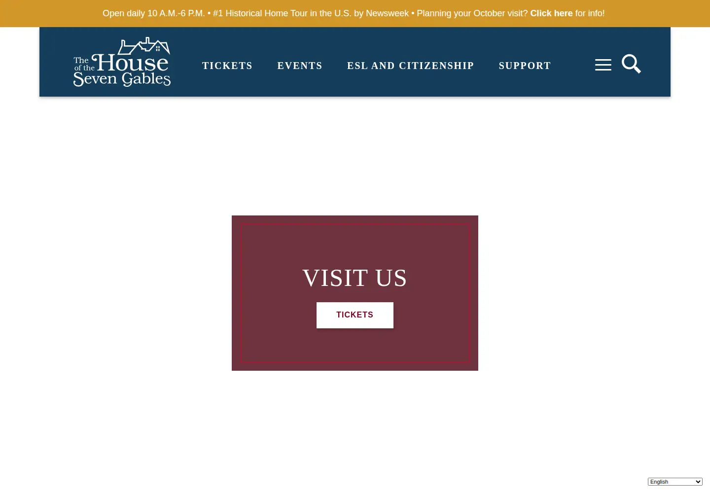 Screenshot of 7gables.org