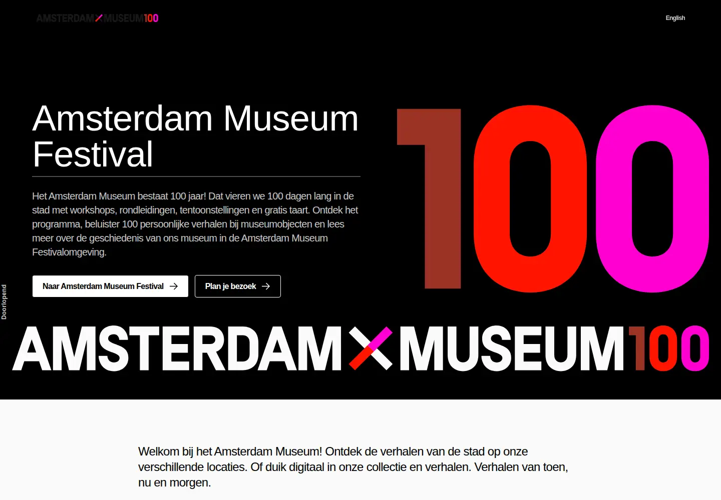 Screenshot of amsterdammuseum.nl