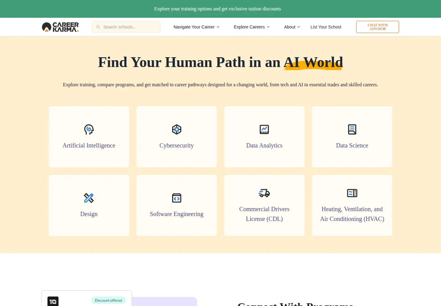 Screenshot of careerkarma.com