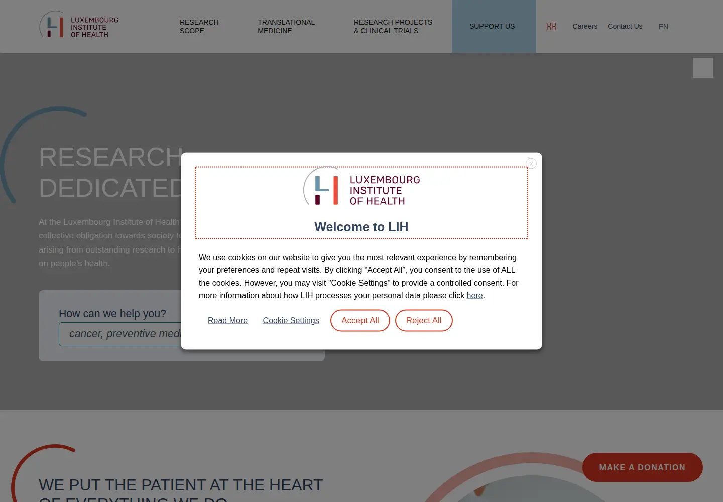 Screenshot of lih.lu