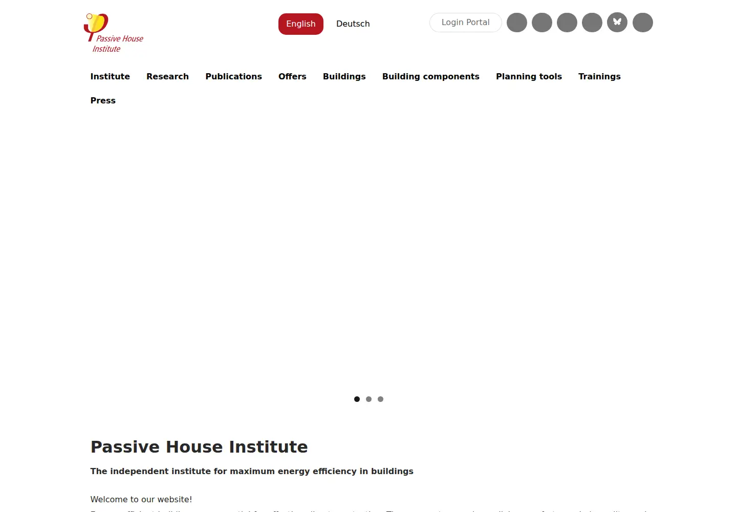 Screenshot of passivehouse.com