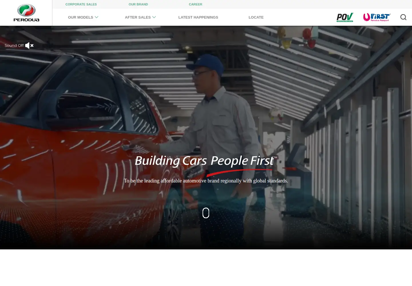 Screenshot of perodua.com.my