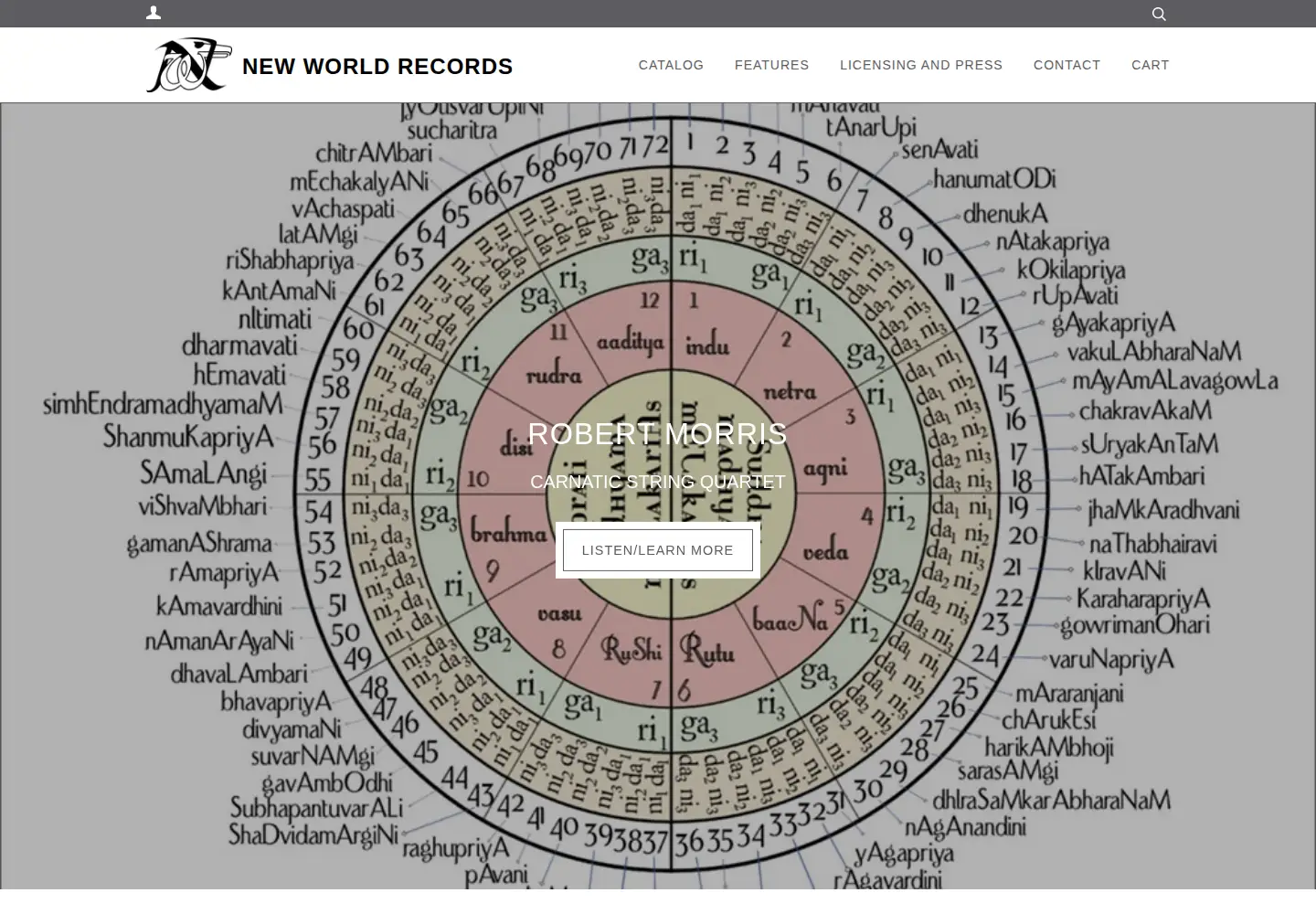 Screenshot of newworldrecords.org