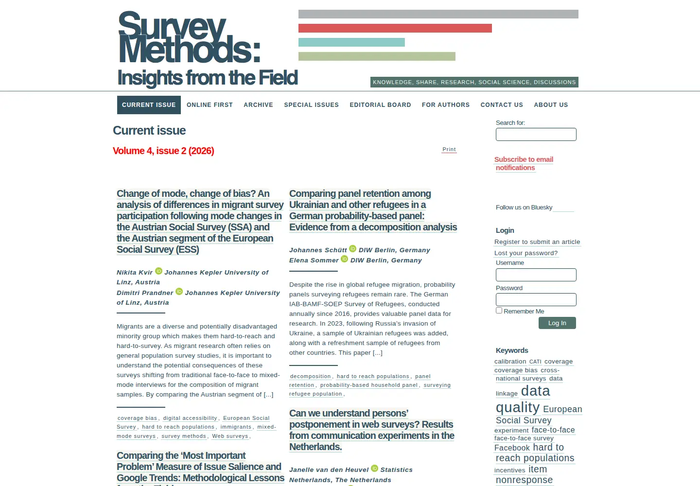 Screenshot of surveyinsights.org