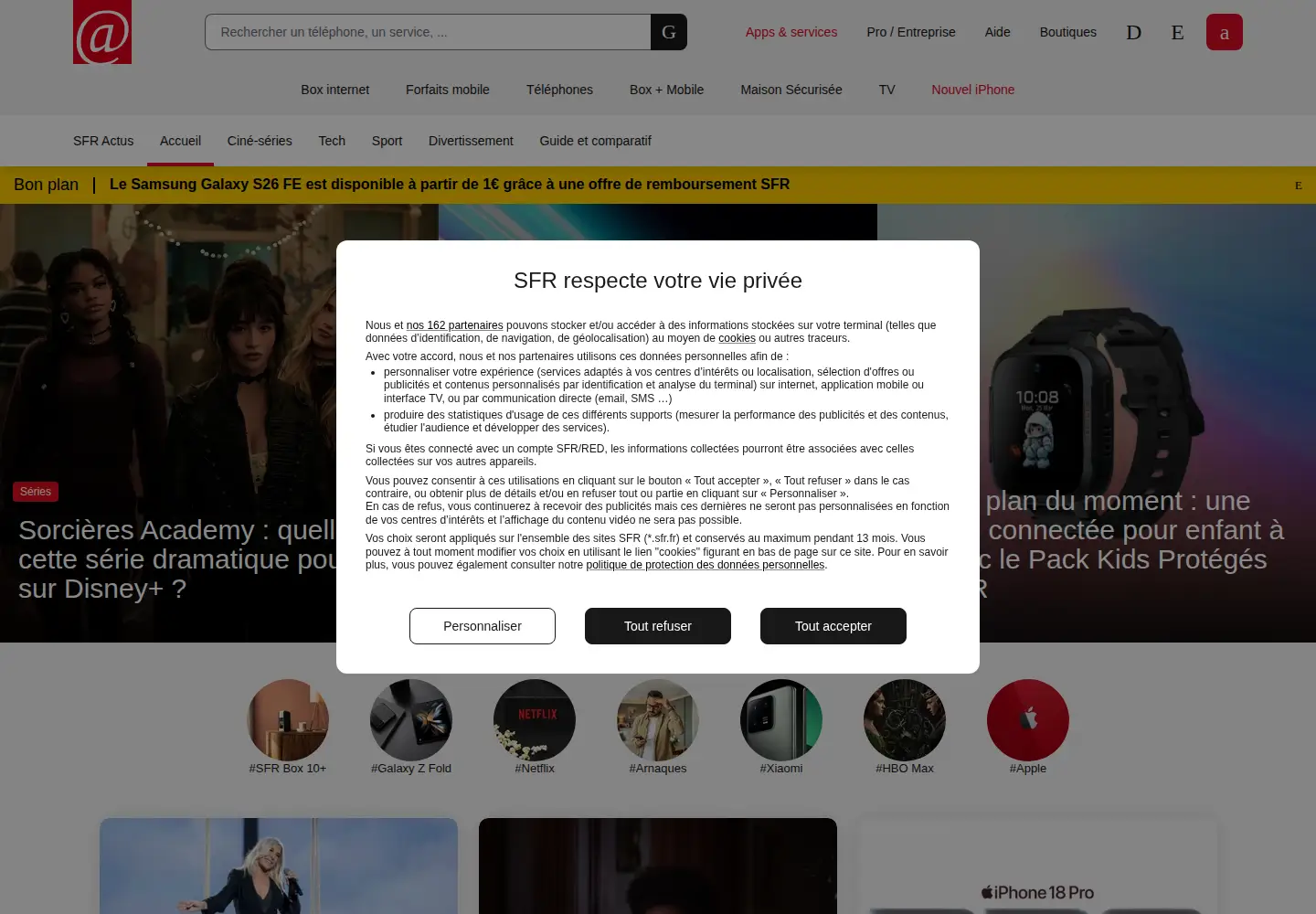 Screenshot of club-internet.fr