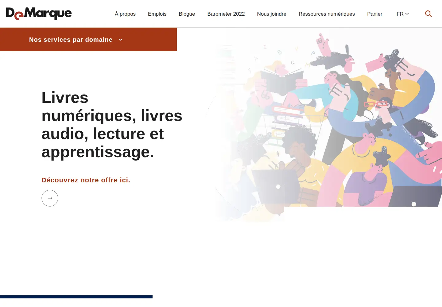 Screenshot of demarque.com