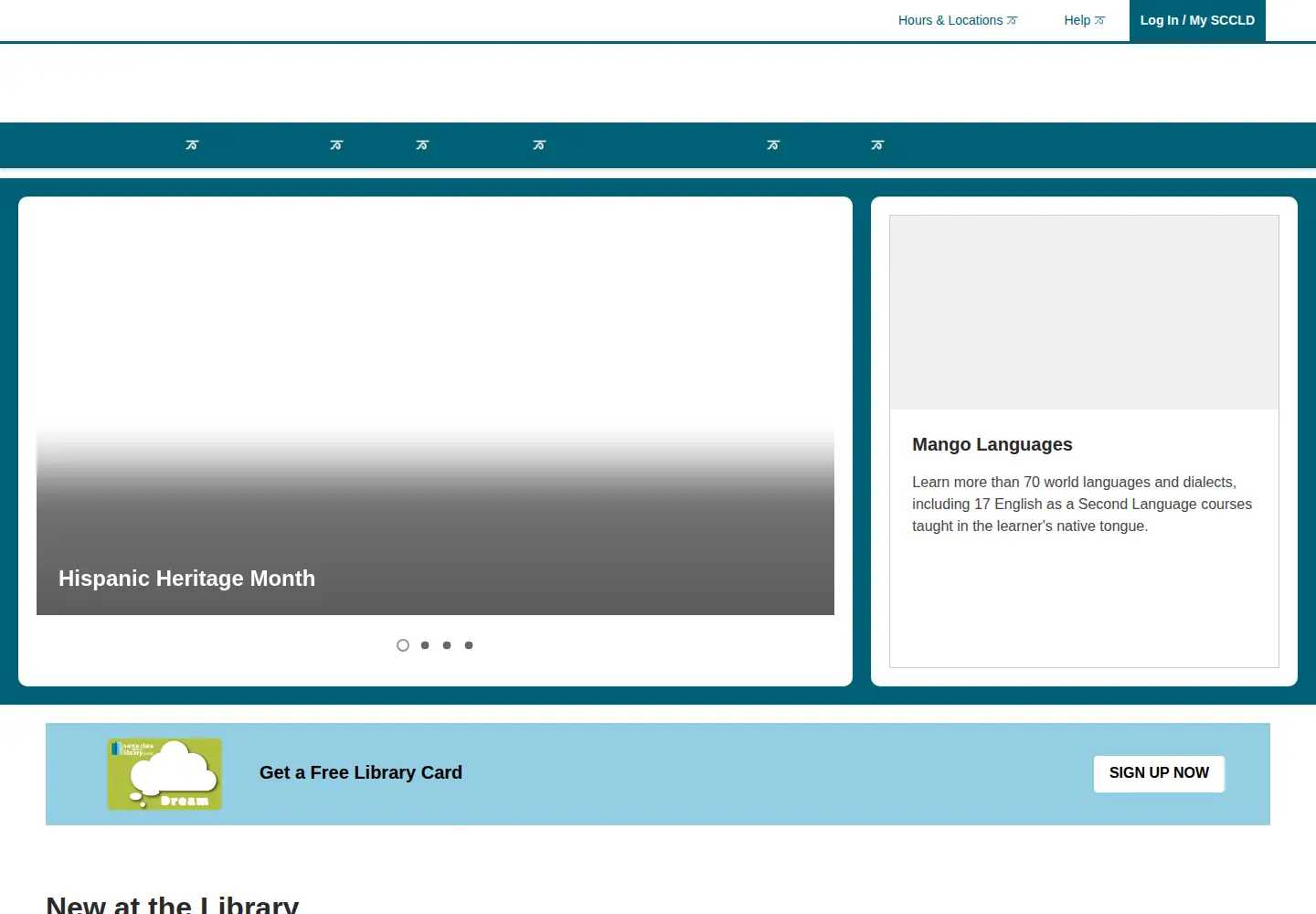 Captured homepage of sccl.org in the current scan