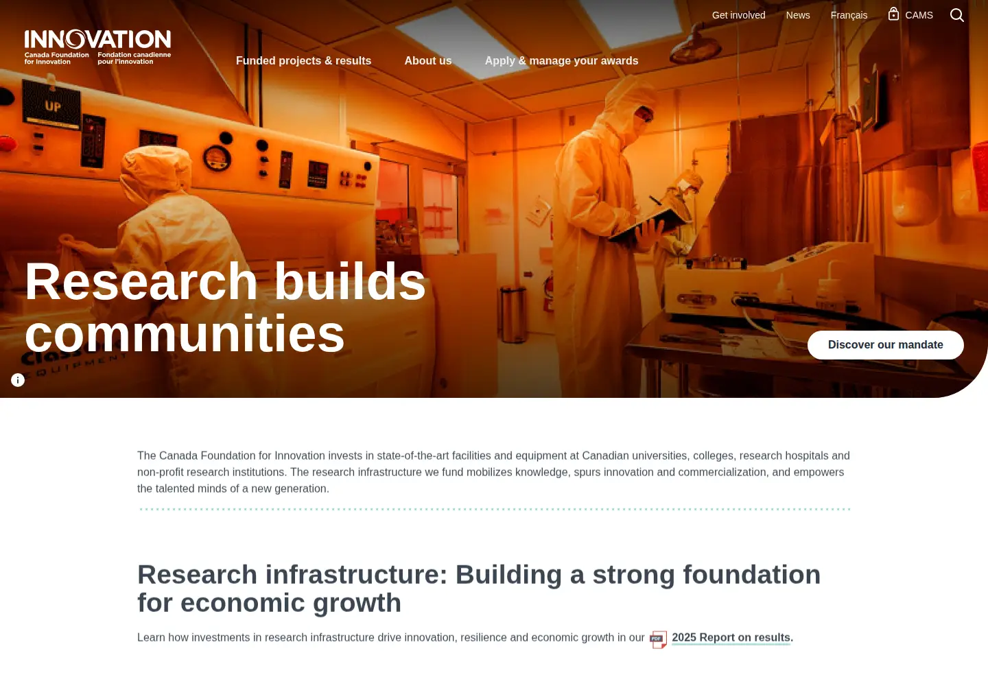 Screenshot of innovation.ca