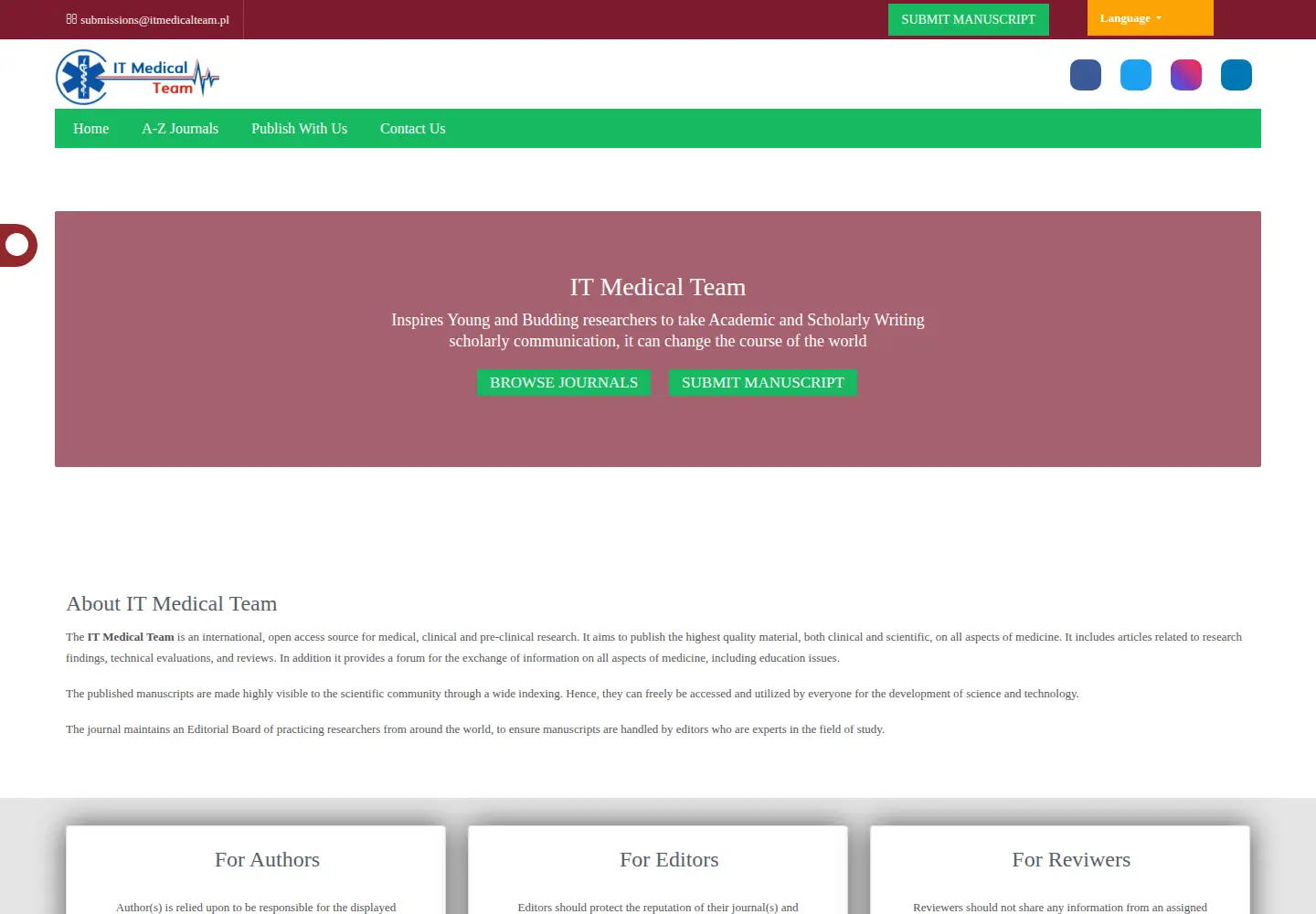 Screenshot of itmedicalteam.pl