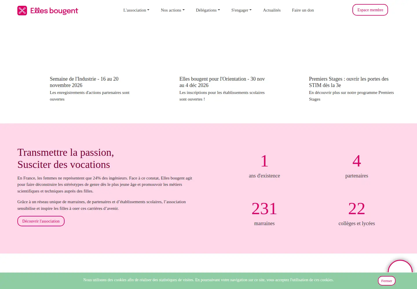 Screenshot of ellesbougent.com