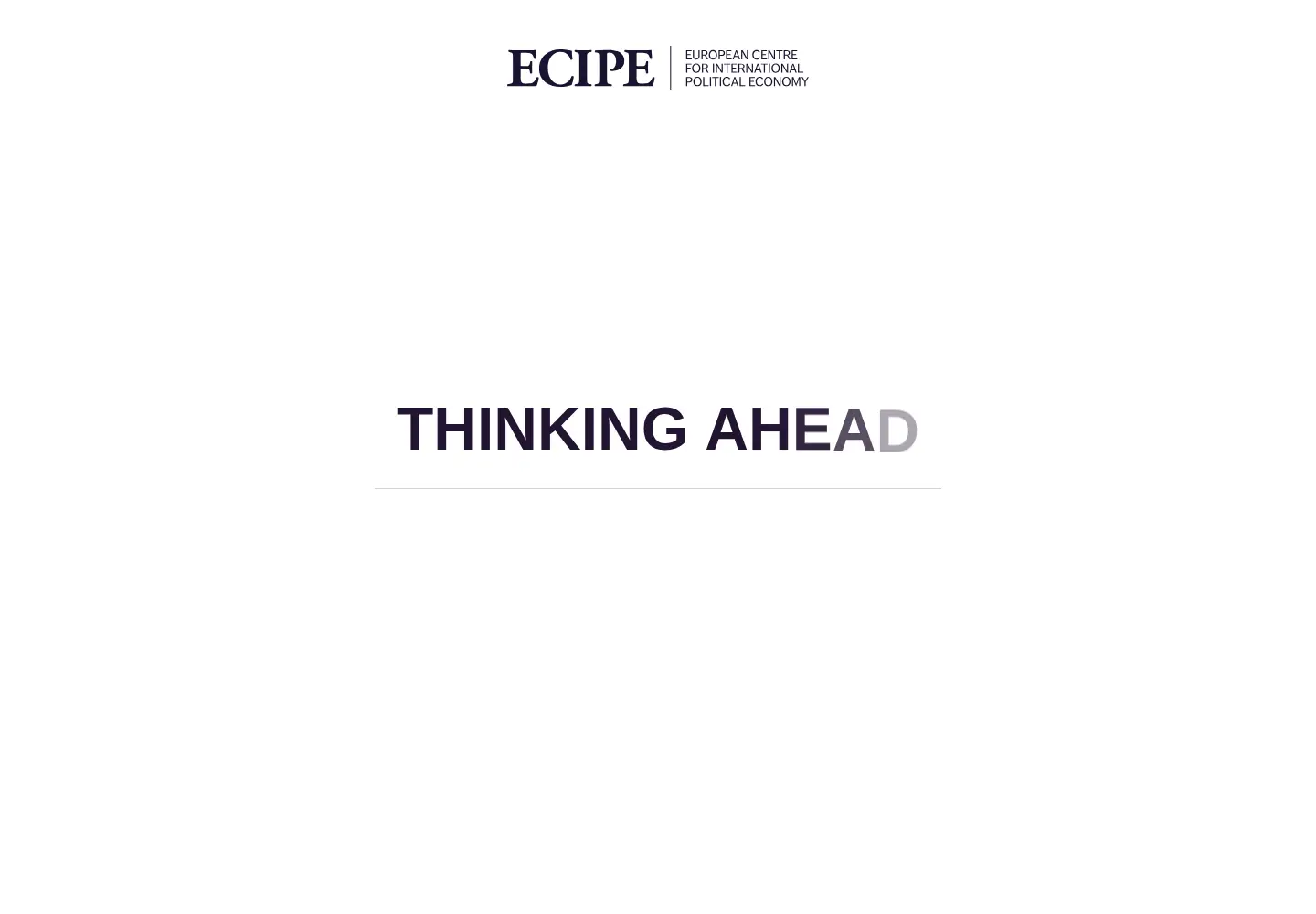 Screenshot of ecipe.org