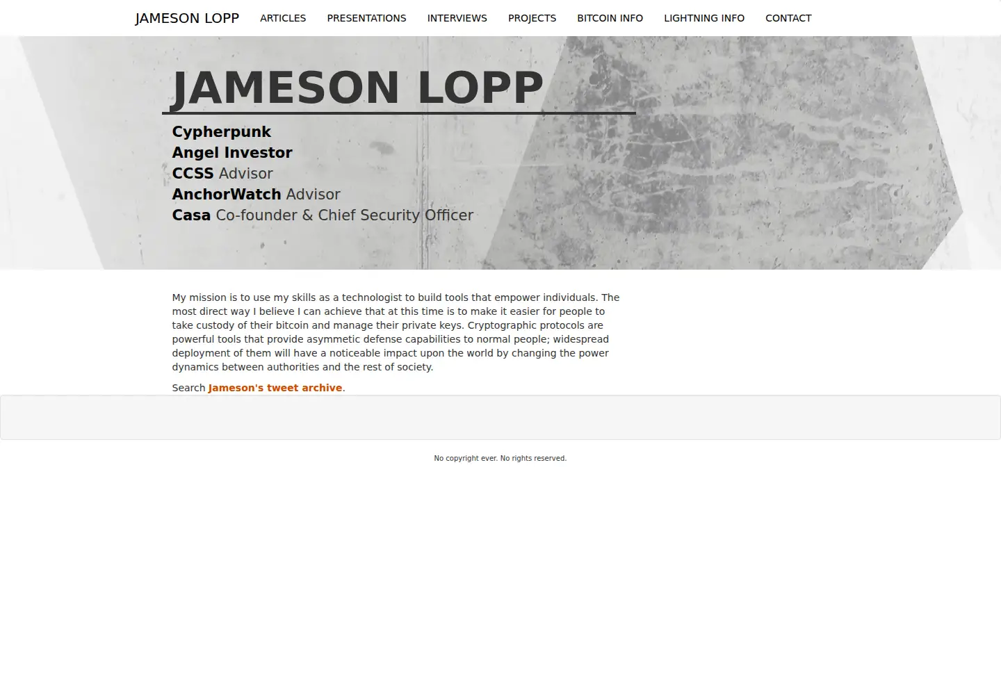 Screenshot of lopp.net