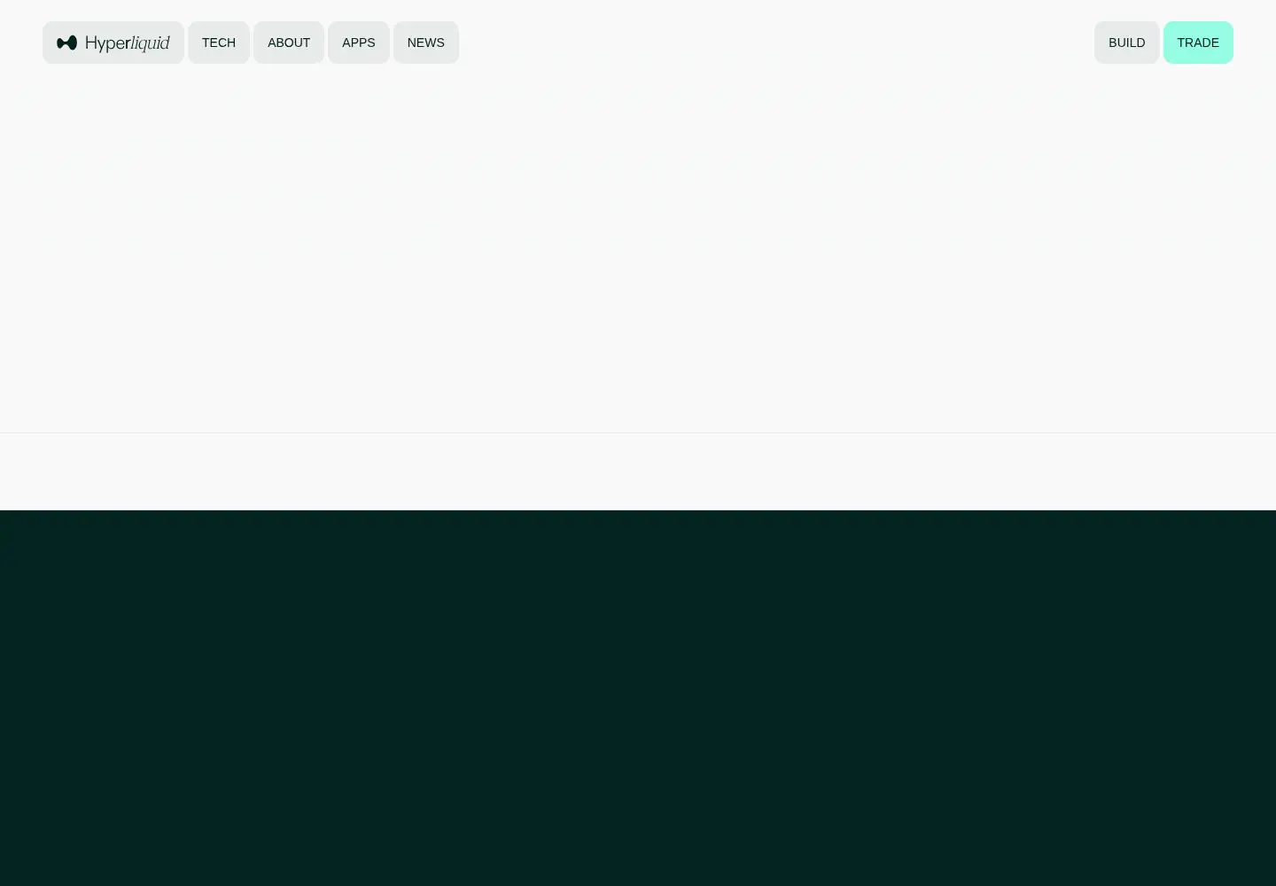 Screenshot of hyperliquid.xyz