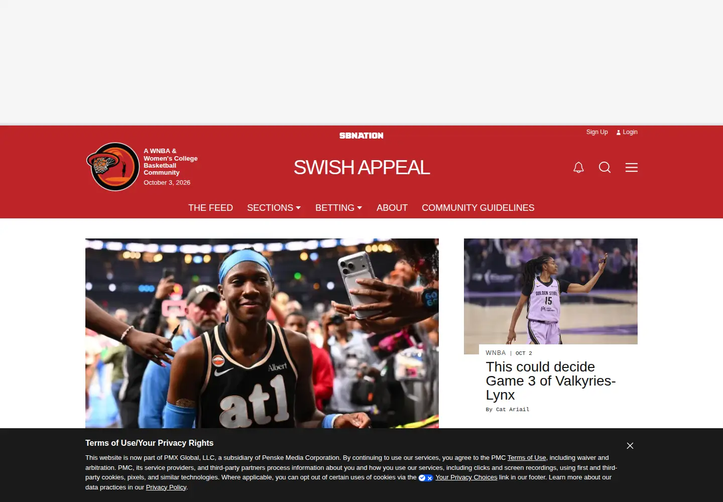 Screenshot of swishappeal.com