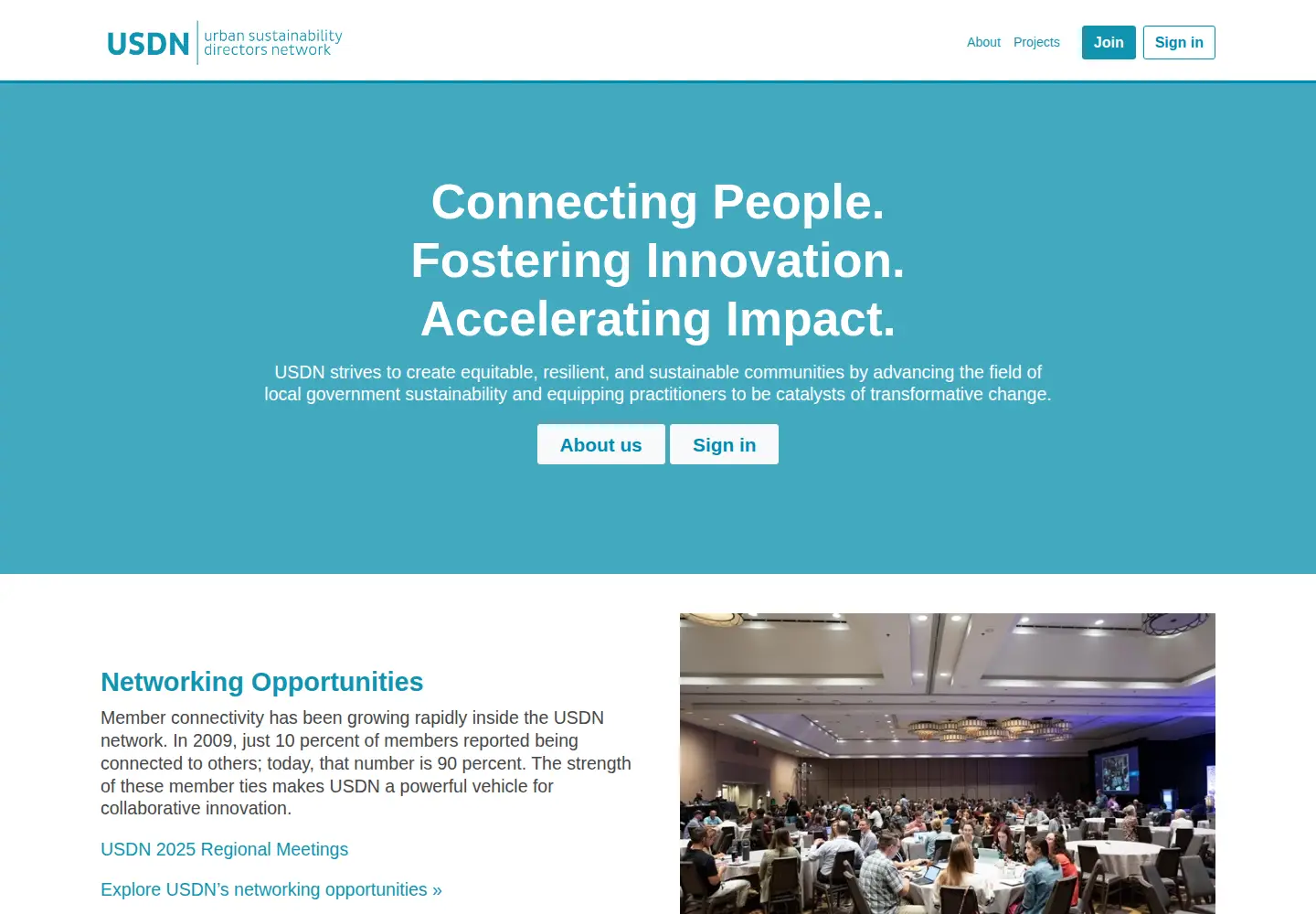 Screenshot of usdn.org