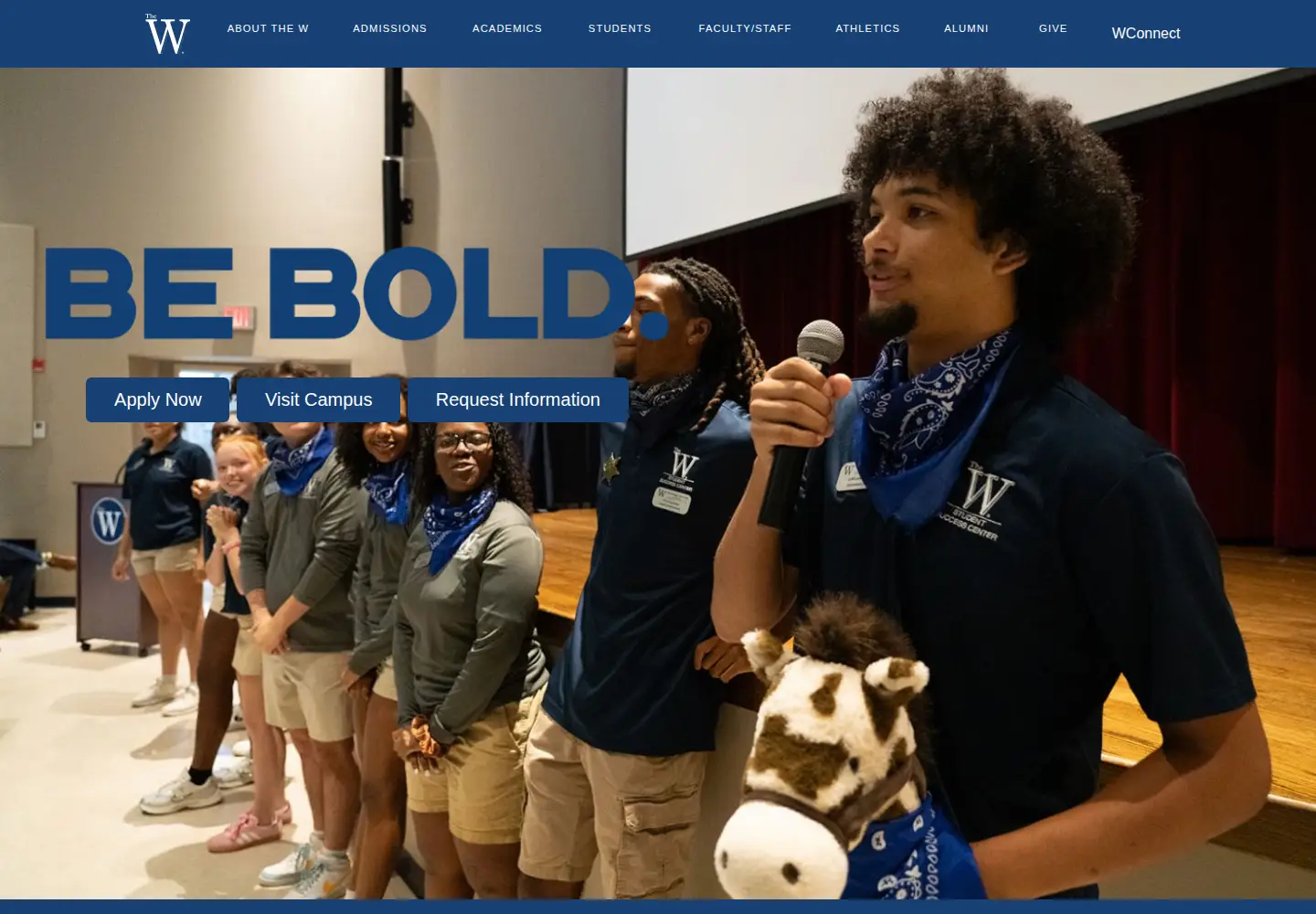 Screenshot of muw.edu