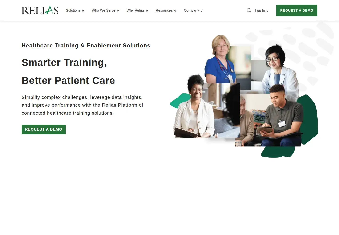 Screenshot of relias.com