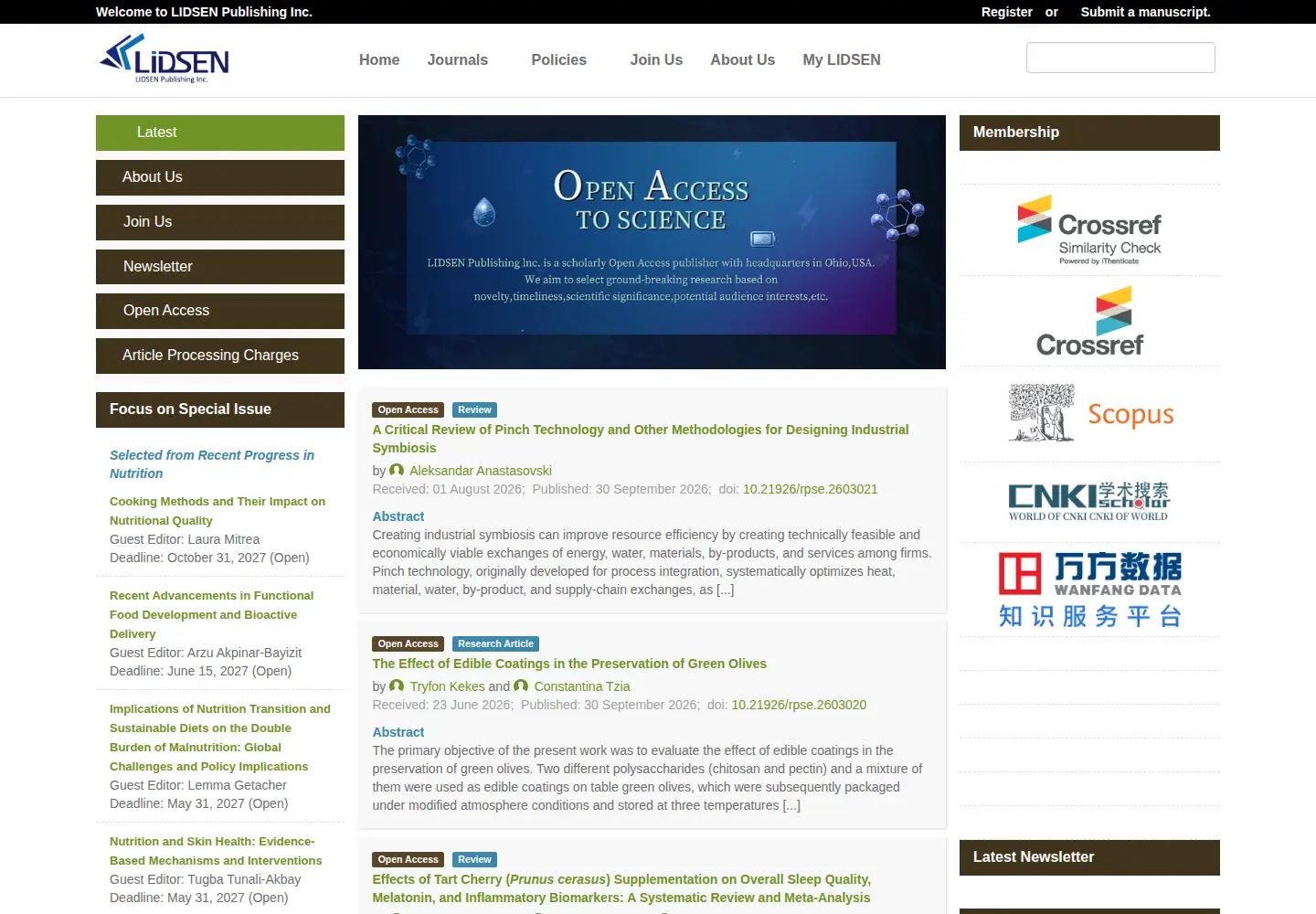 Screenshot of lidsen.com