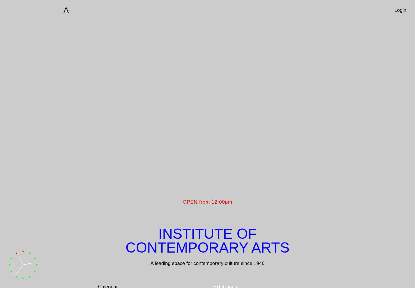 Screenshot of ica.art