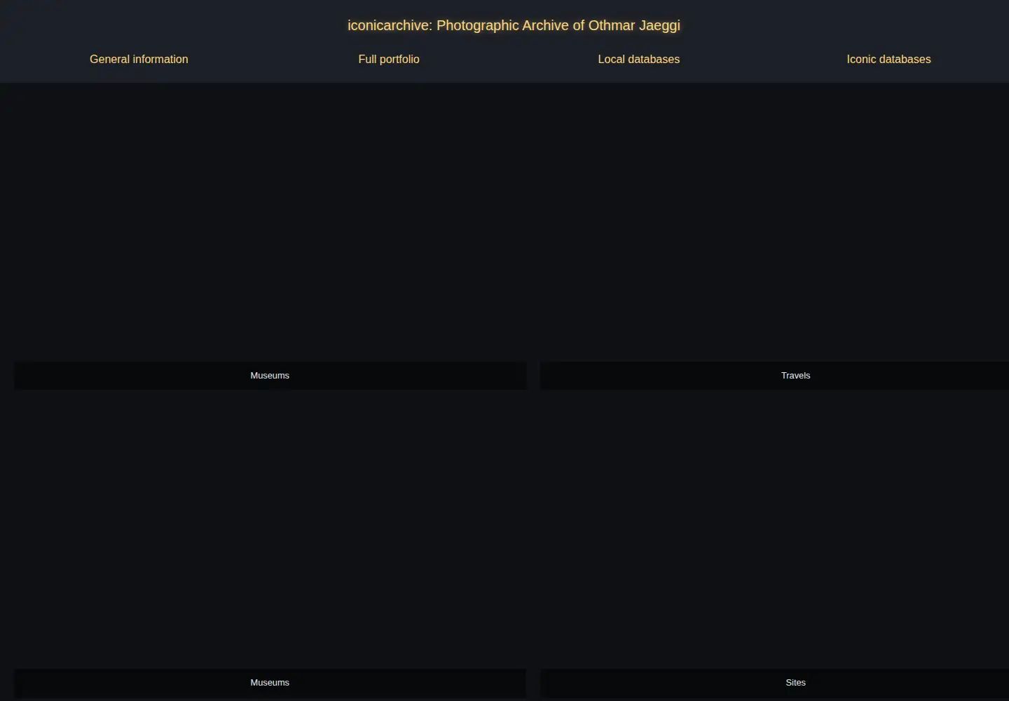 Screenshot of iconicarchive.ch
