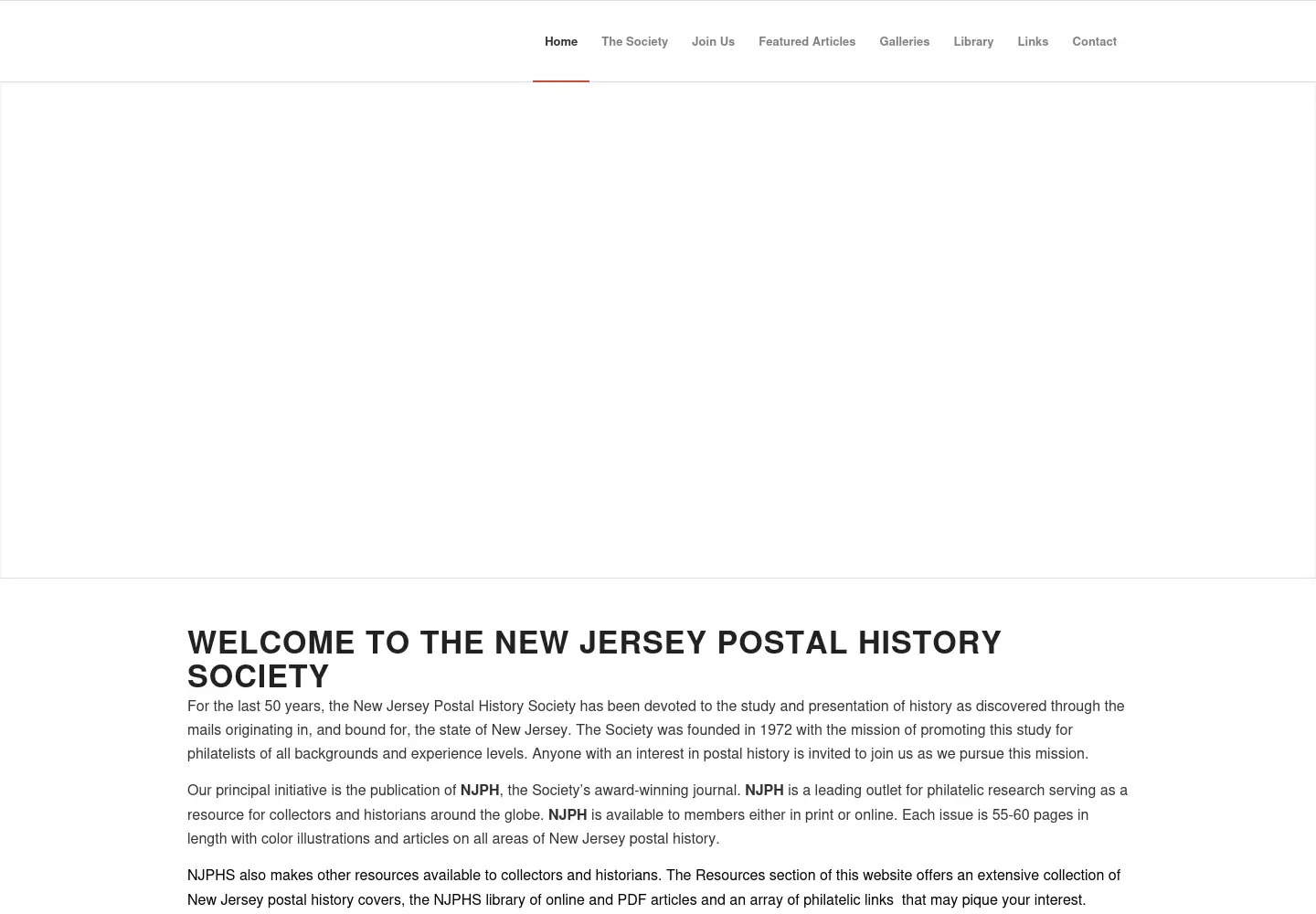 Screenshot of njpostalhistory.org