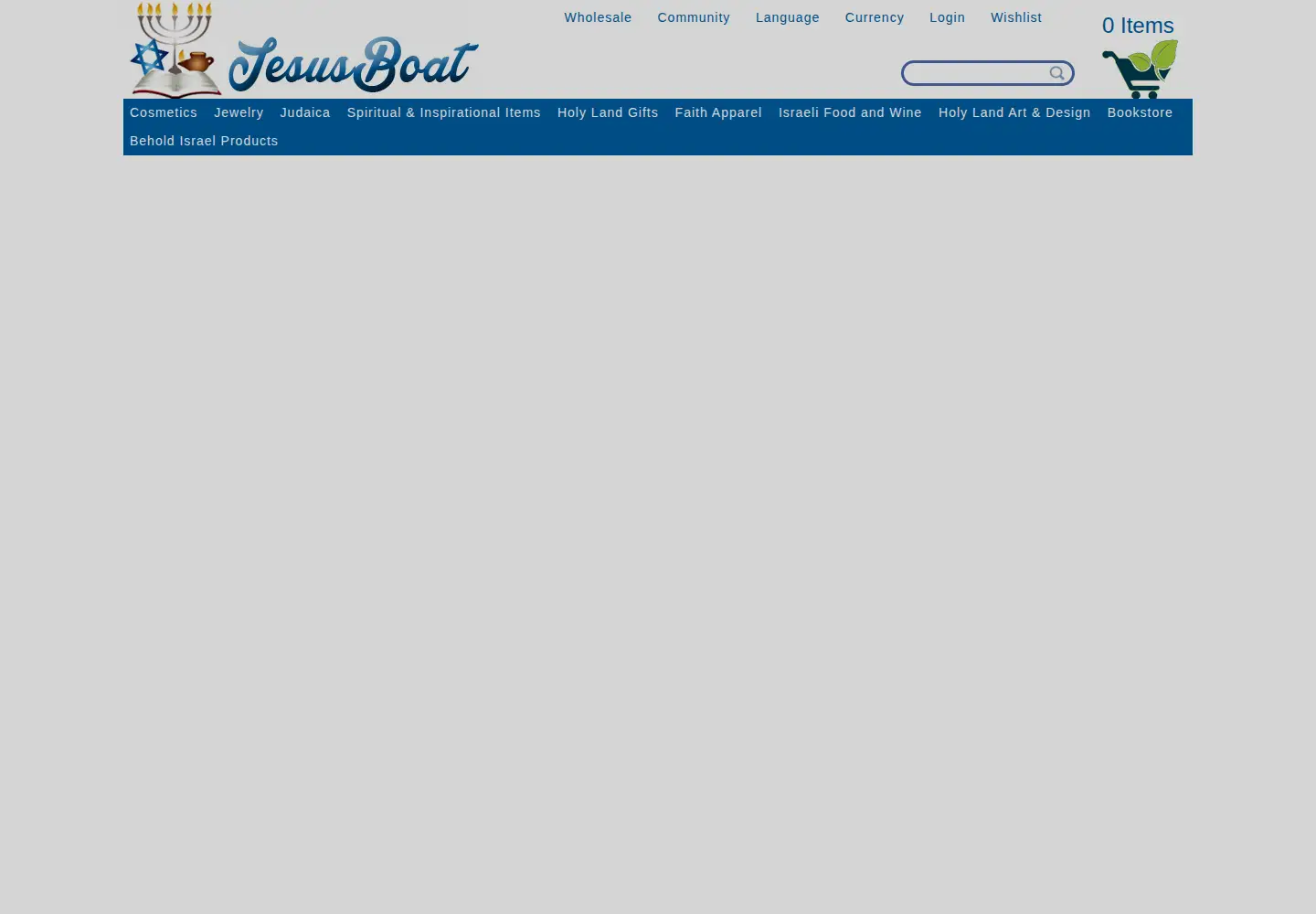 Screenshot of jesusboat.com