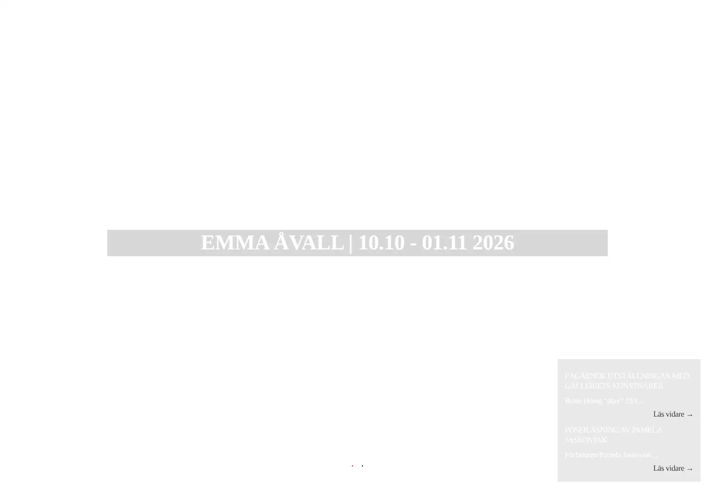 Captured homepage of gallerithomassen.se in the current scan