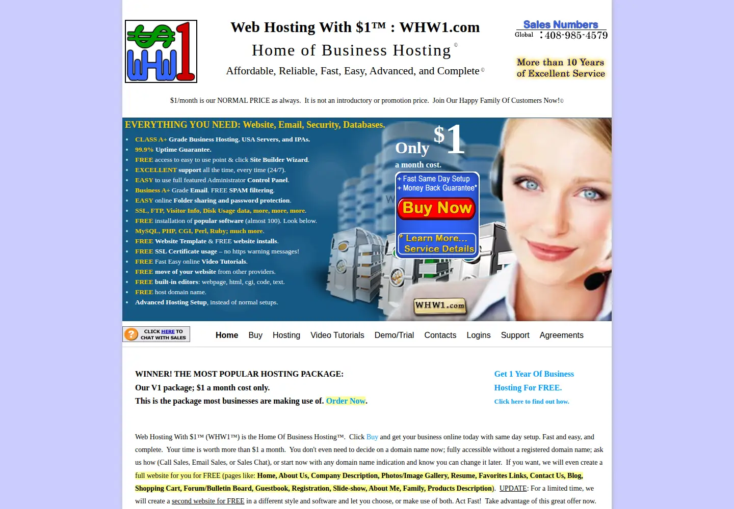 Screenshot of whw1.com