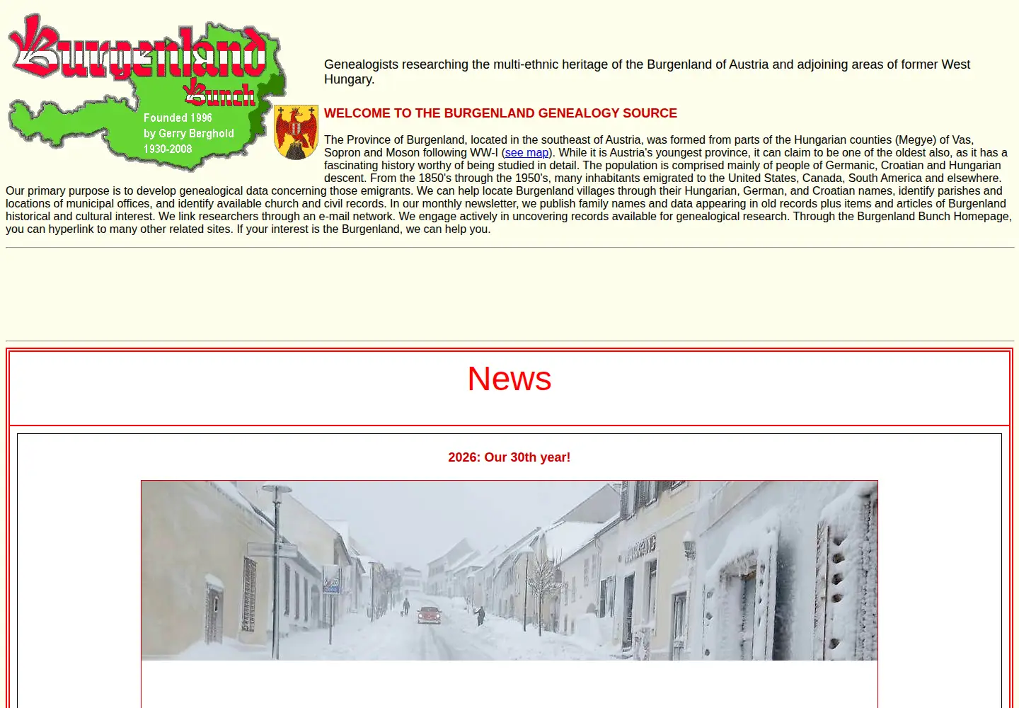 Screenshot of the-burgenland-bunch.org