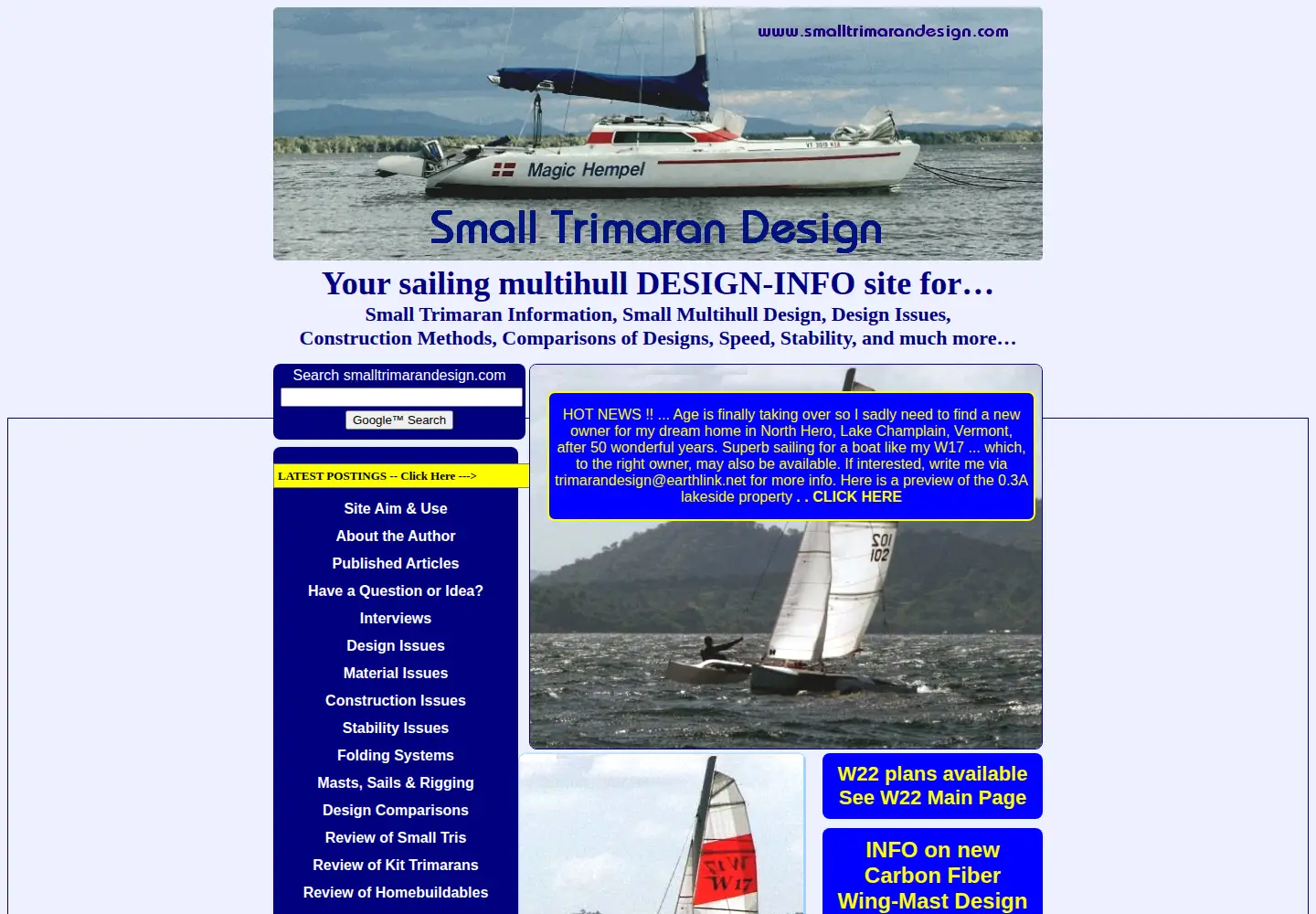 Screenshot of smalltridesign.com