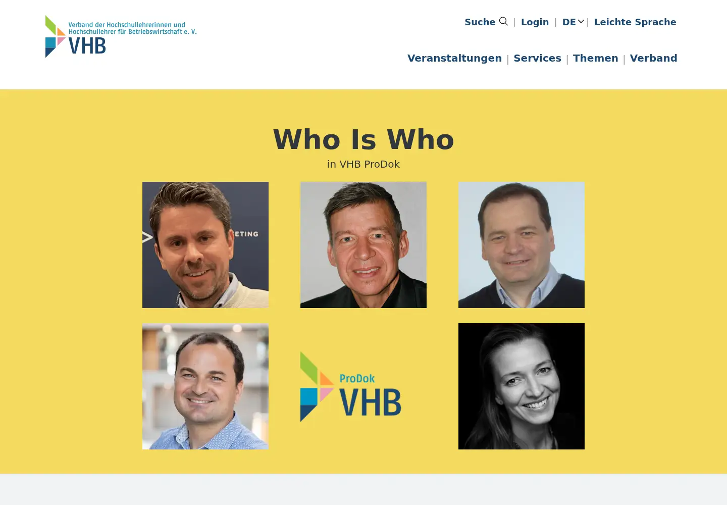 Screenshot of vhbonline.org