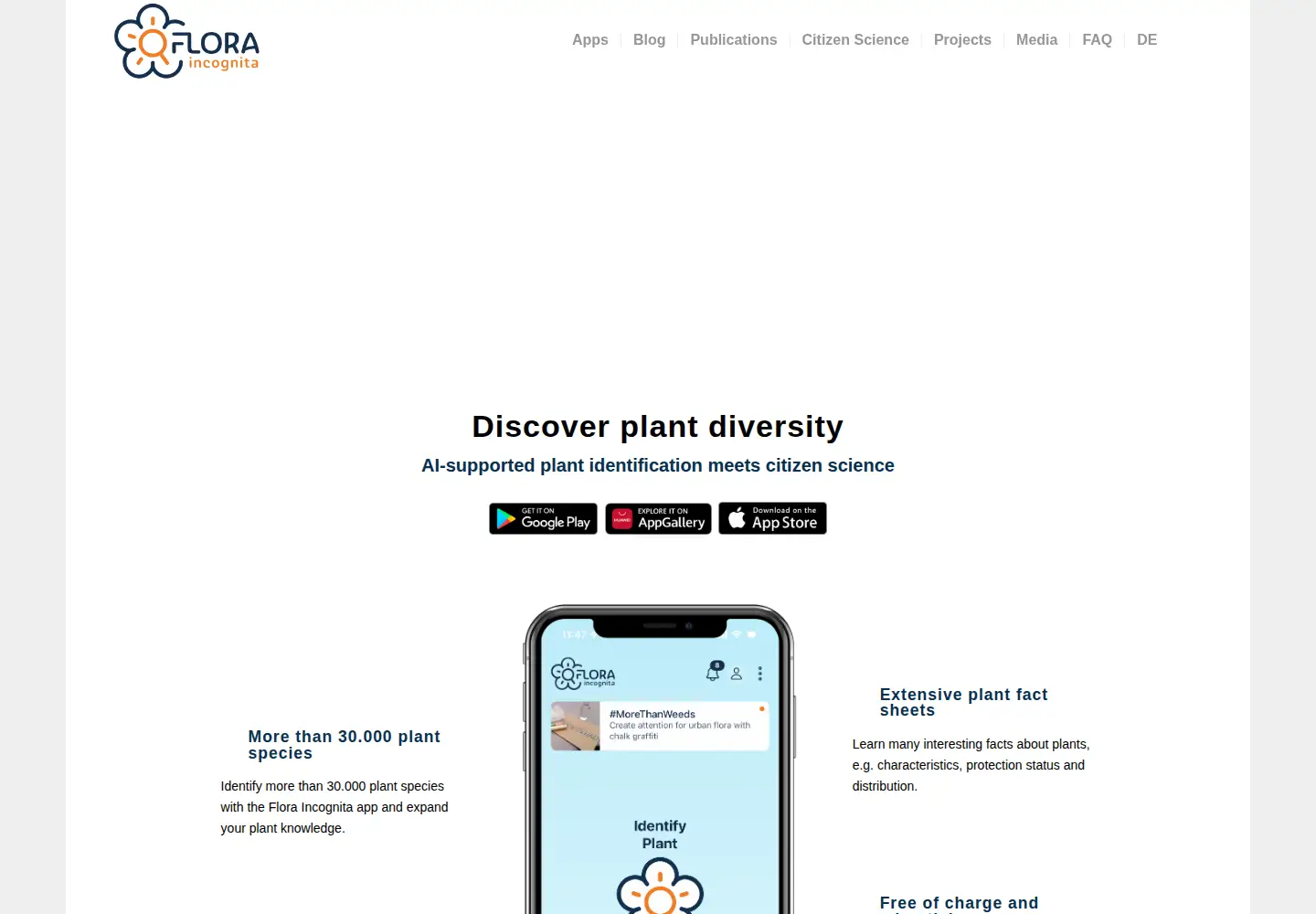 Screenshot of floraincognita.com