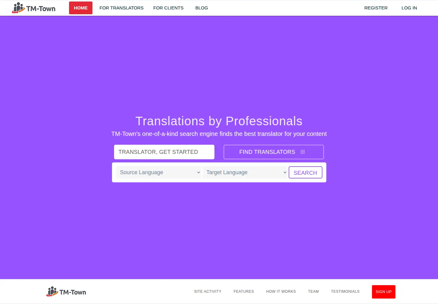 Screenshot of tm-town.com