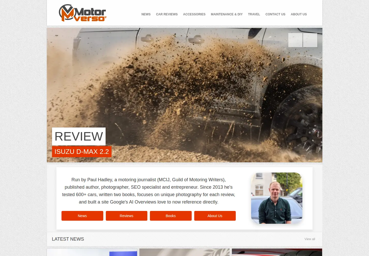 Screenshot of motorverso.com