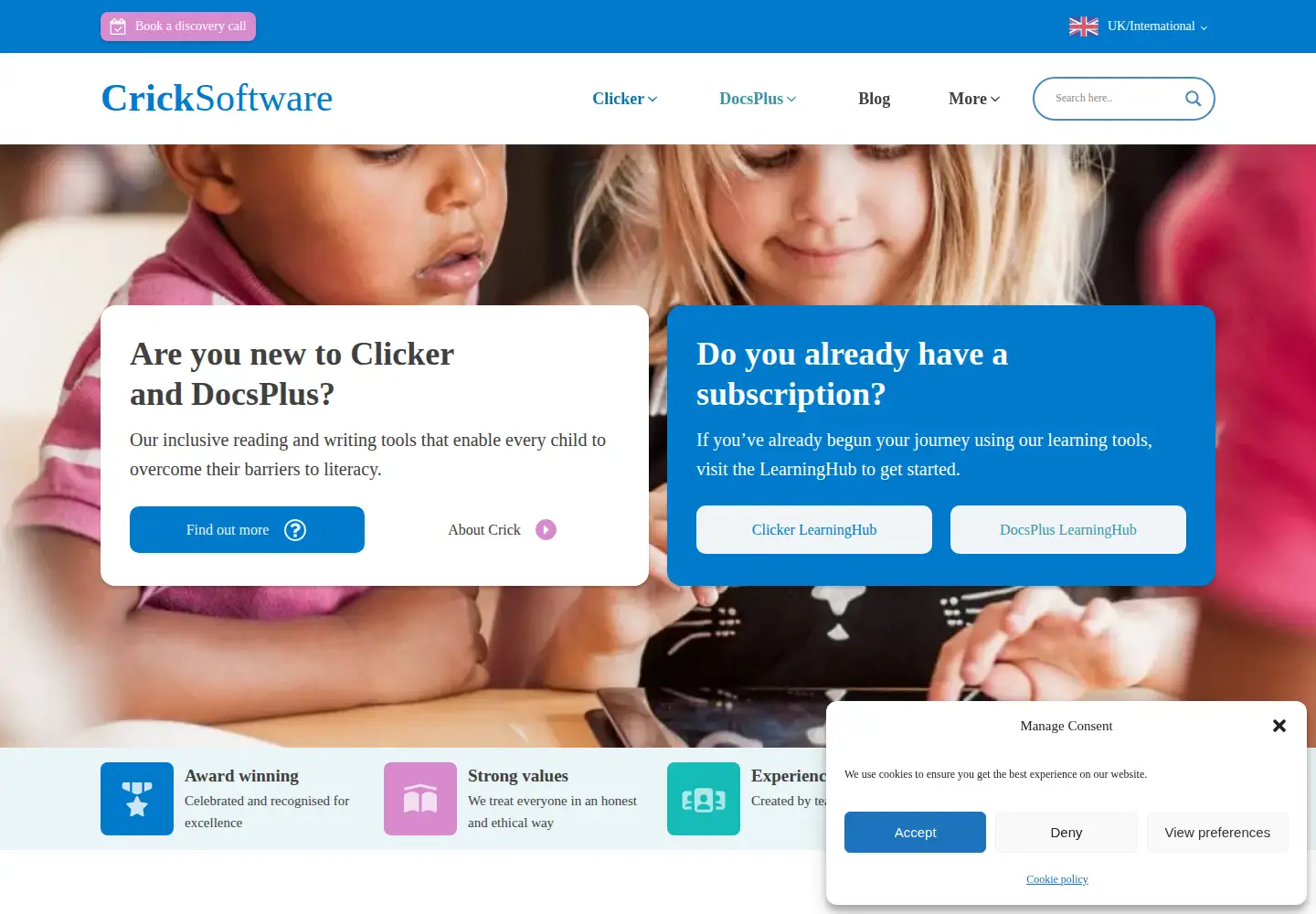 Screenshot of cricksoft.com