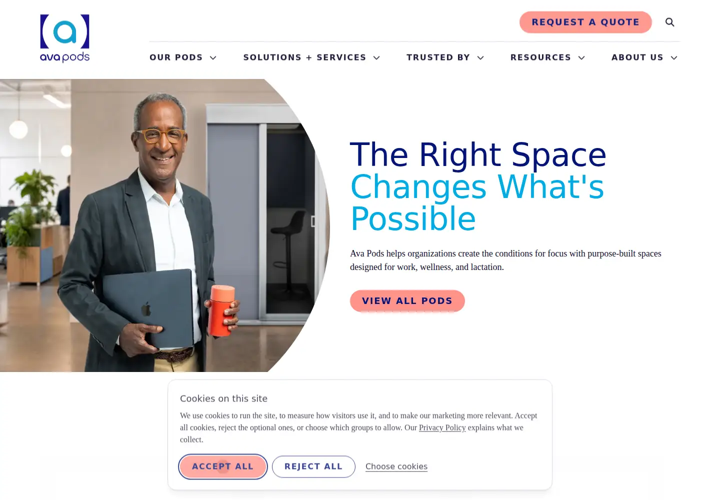 Screenshot of mamava.com