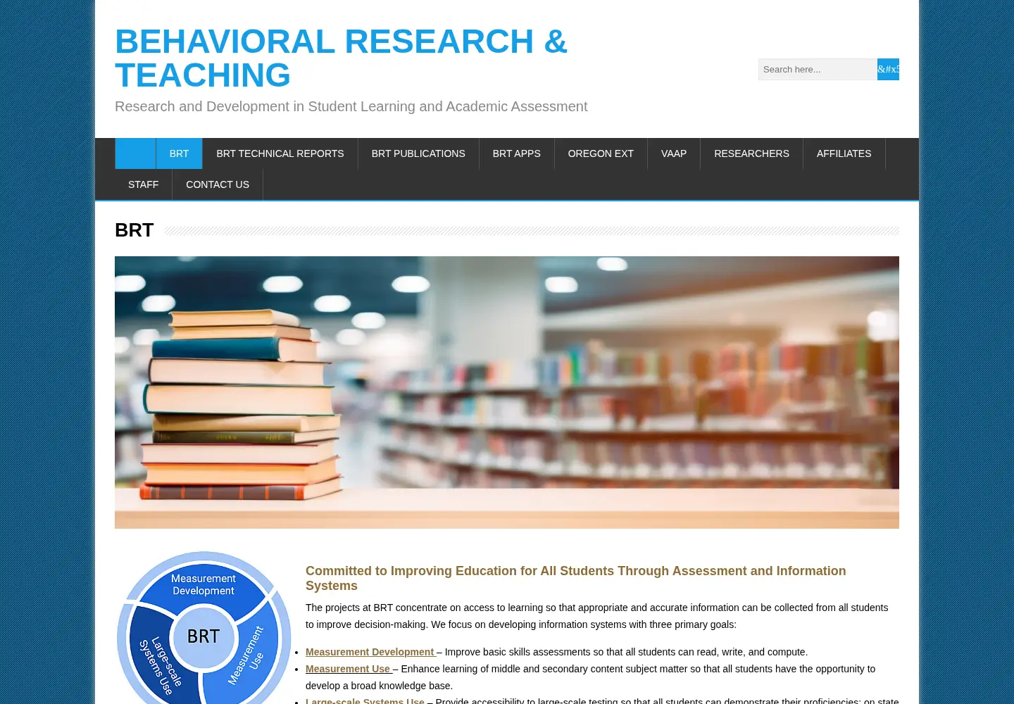 Screenshot of brtprojects.org