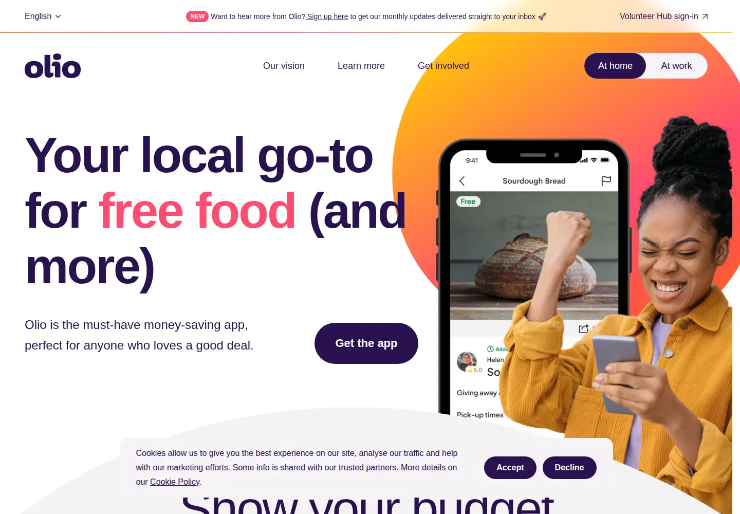 Screenshot of olioapp.com