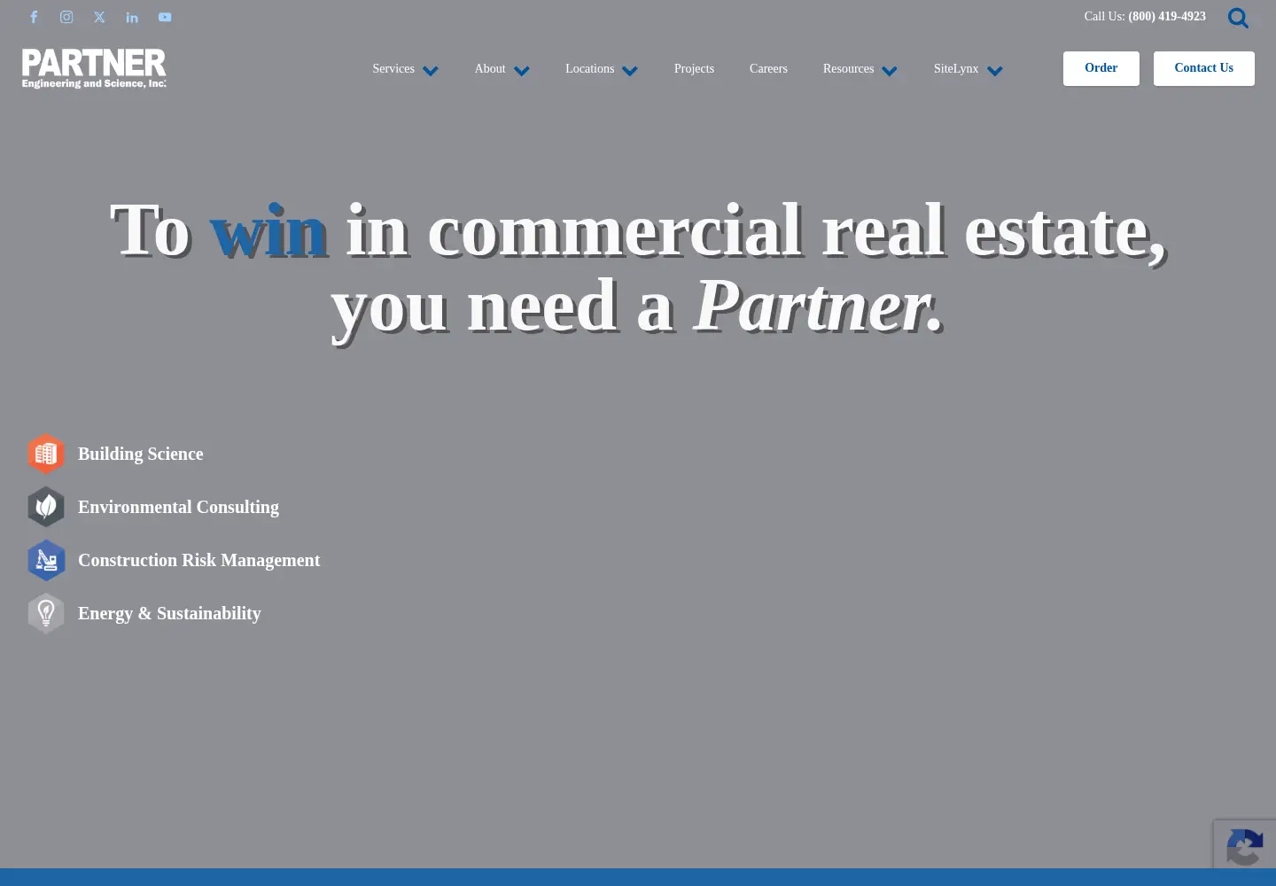 Screenshot of partneresi.com