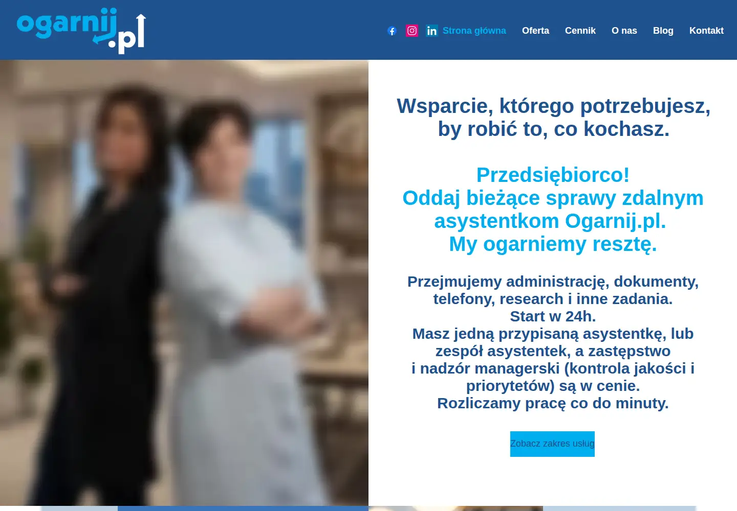 Screenshot of ogarnij.pl