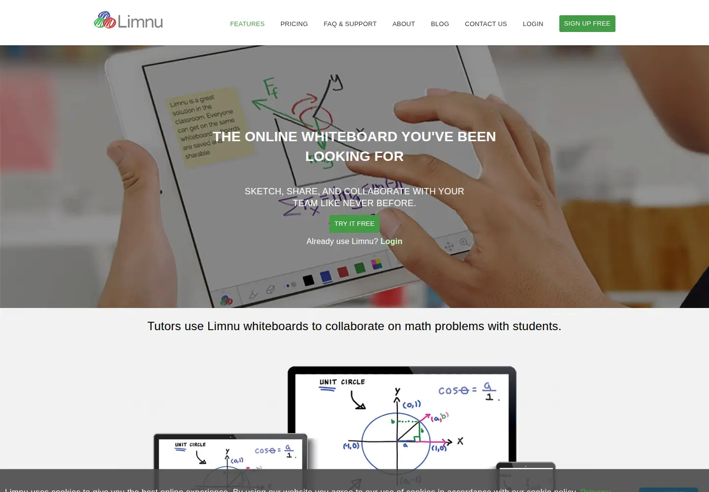 Screenshot of limnu.com