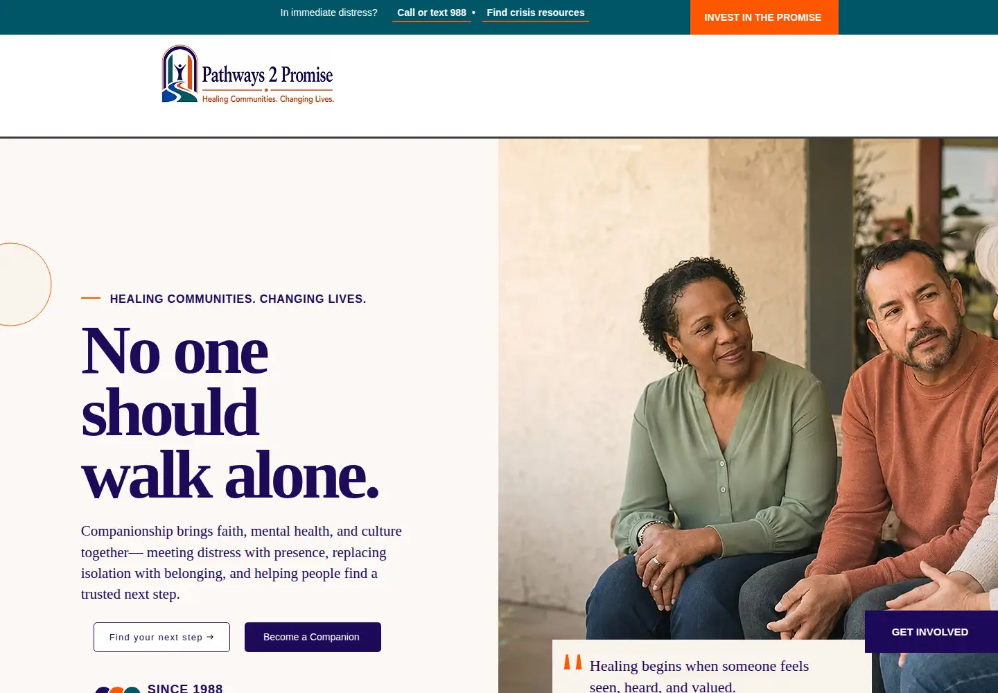 Screenshot of mentalhealthministries.net