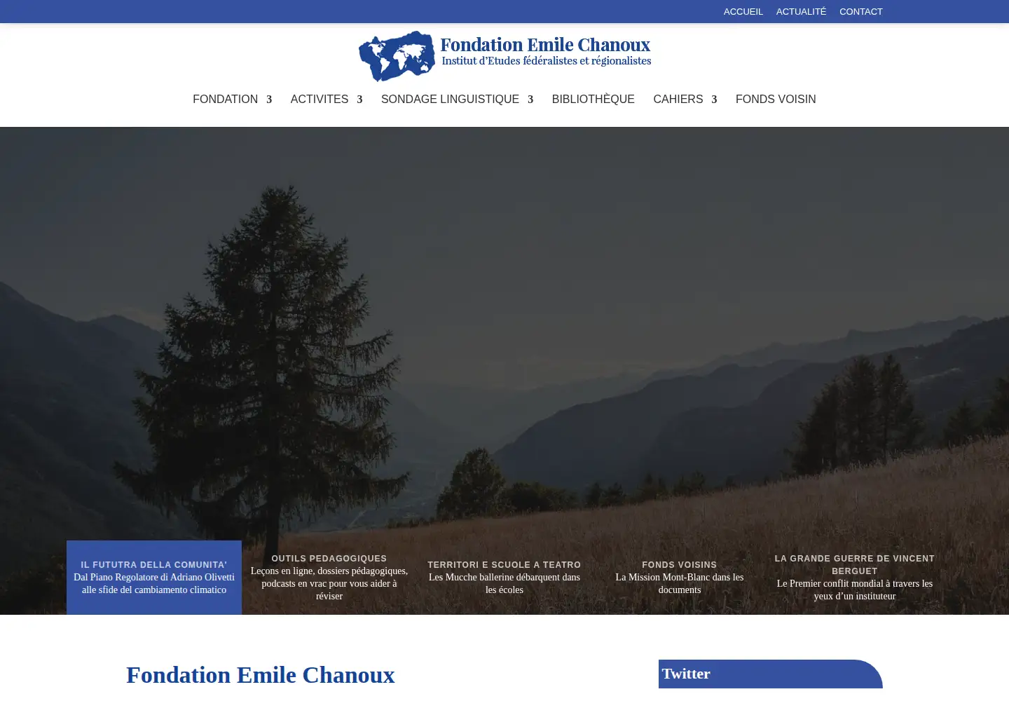 Screenshot of fondchanoux.org