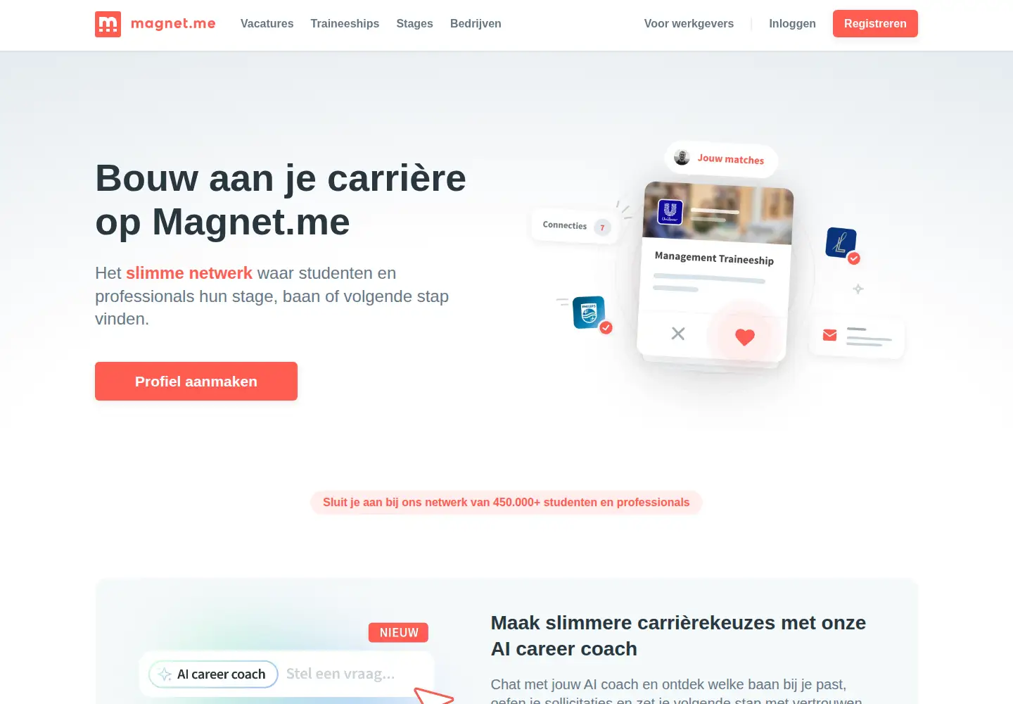 Screenshot of magnet.me
