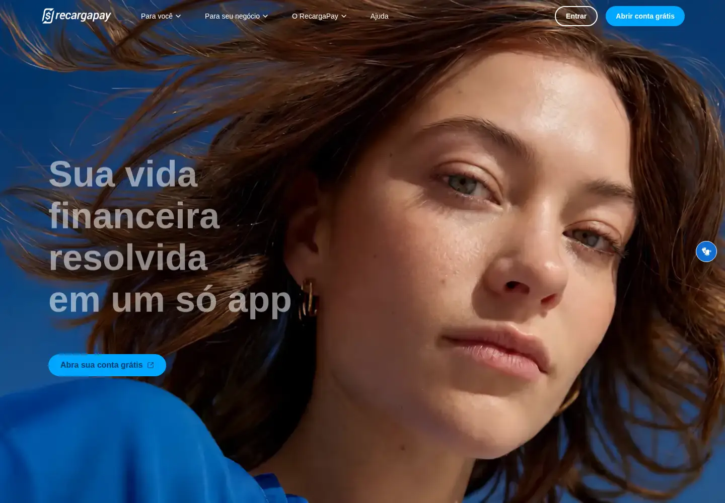Screenshot of recargapay.com.br