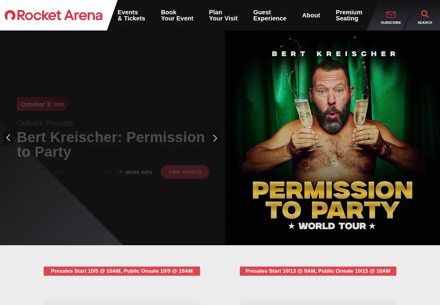 Screenshot of rocketarena.com