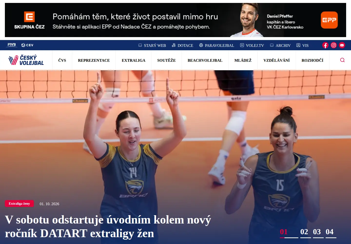 Screenshot of cvf.cz